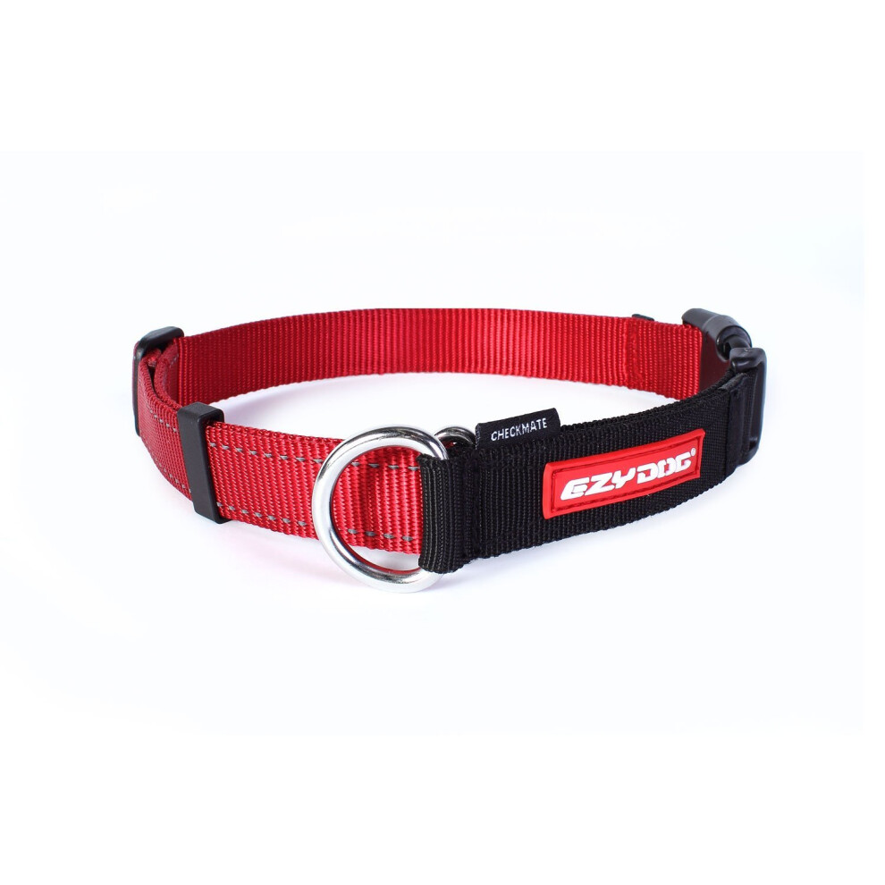 Ezydog Checkmate Collar, Small, Red