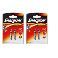 4 x Energizer AAAA/E96/LR61 Batteries Alkaline Battery, Long Shelf Life (Expiry Date Marked)