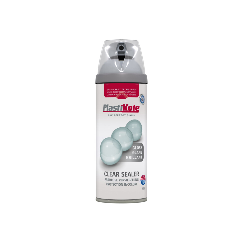 Plasti-kote 24000 400ml Premium Spray Paint Gloss - Clear Acrylic