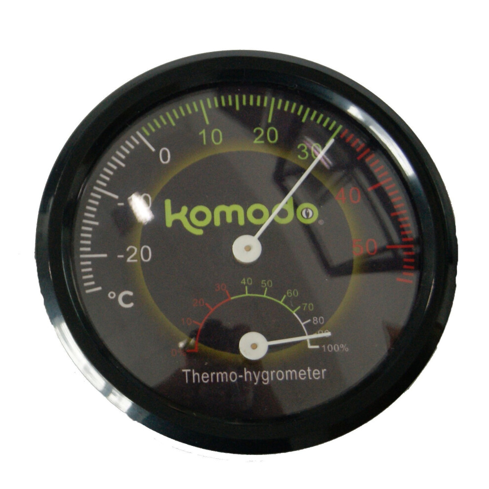 Komodo Combined Thermometer and Hygrometer Analog