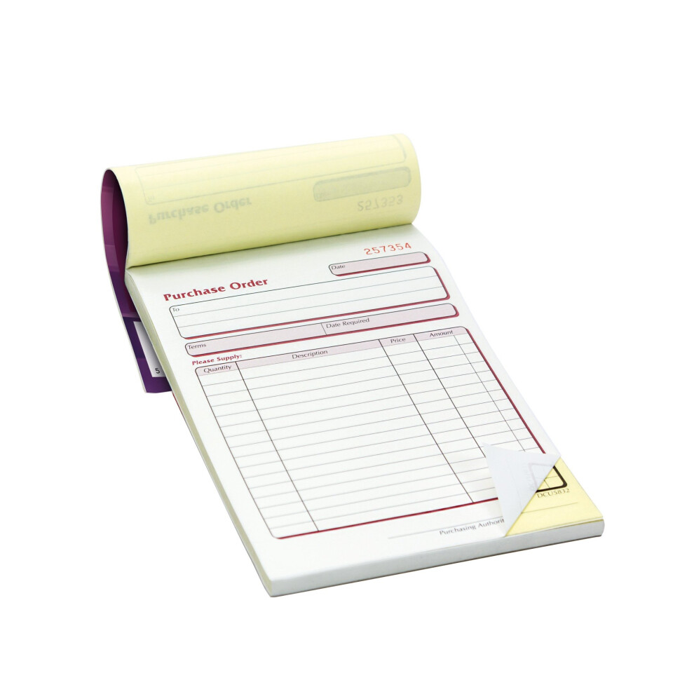 Pukka Pad, NCR Duplicate Purchase Order Book 137 x 203mm