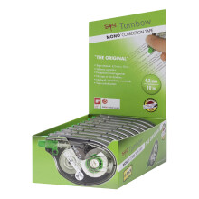 Tombow 315030 Mono Correction Tape in Clear Roller Case 4mmx10m Ref CT-YT4 [Pack 10]