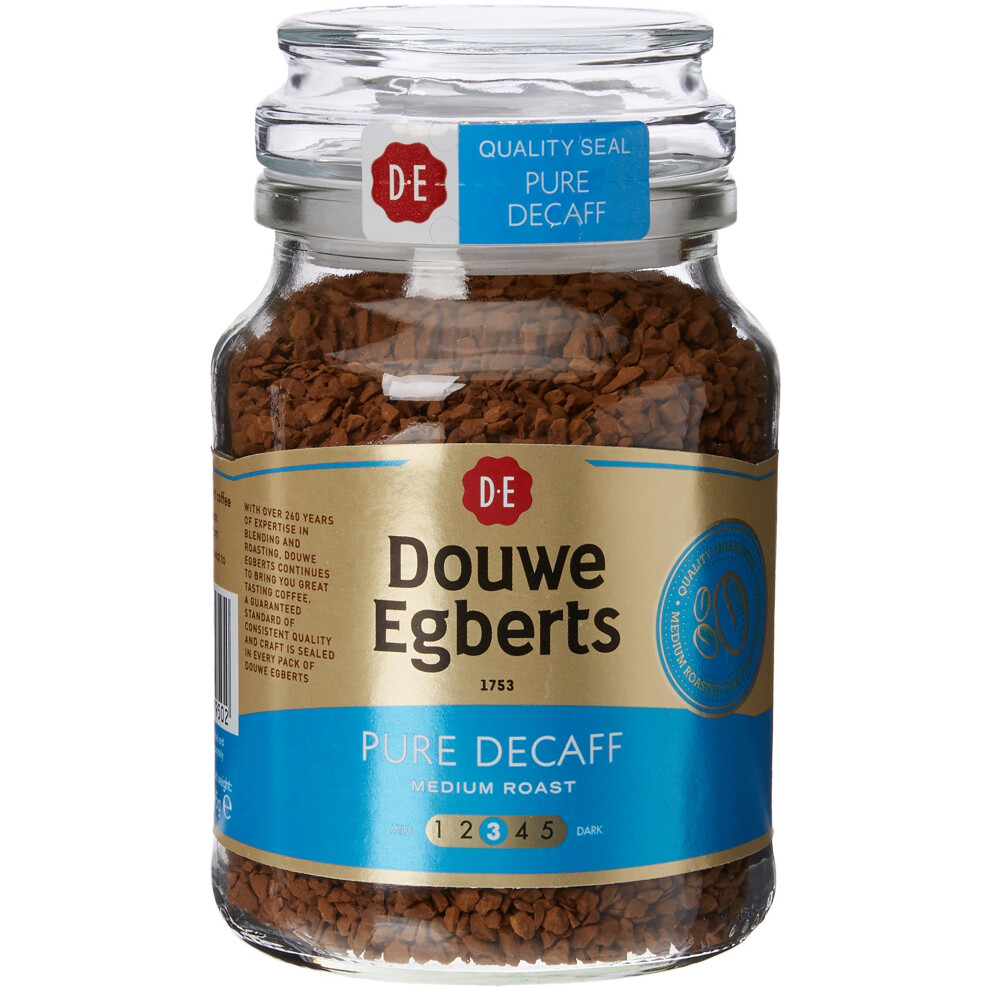 Douwe Egberts Pure Decaff Instant Coffee 95 g (Pack of 6)