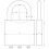 Abus ABUS 37RK Close Shackle Granit Plus Padlock 6