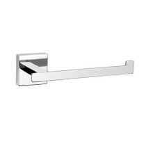 Croydex Flexi-Fix Easy to Fit Cheadle Chrome Plated Square Design Toilet Roll Holder