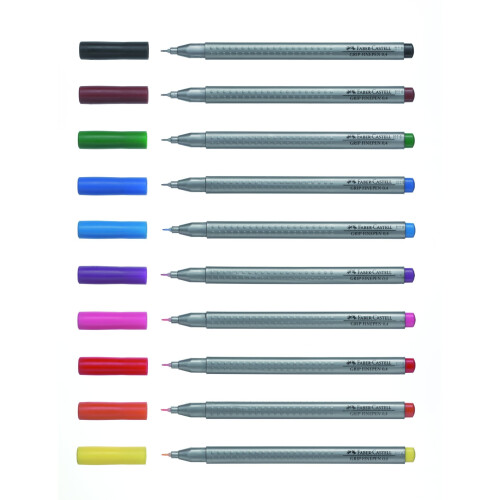 Faber-Castell Faber-Castell Grip Finepen (Wallet of 20) 1