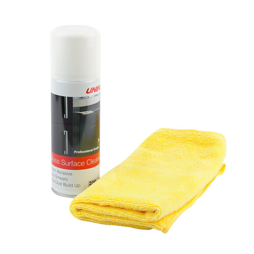 Unika Gloss Surface Cleaner and Microfiber Cloth