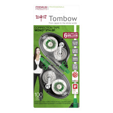 Tombow Mono CT-YT4 Correction Tape (Pack of 2)