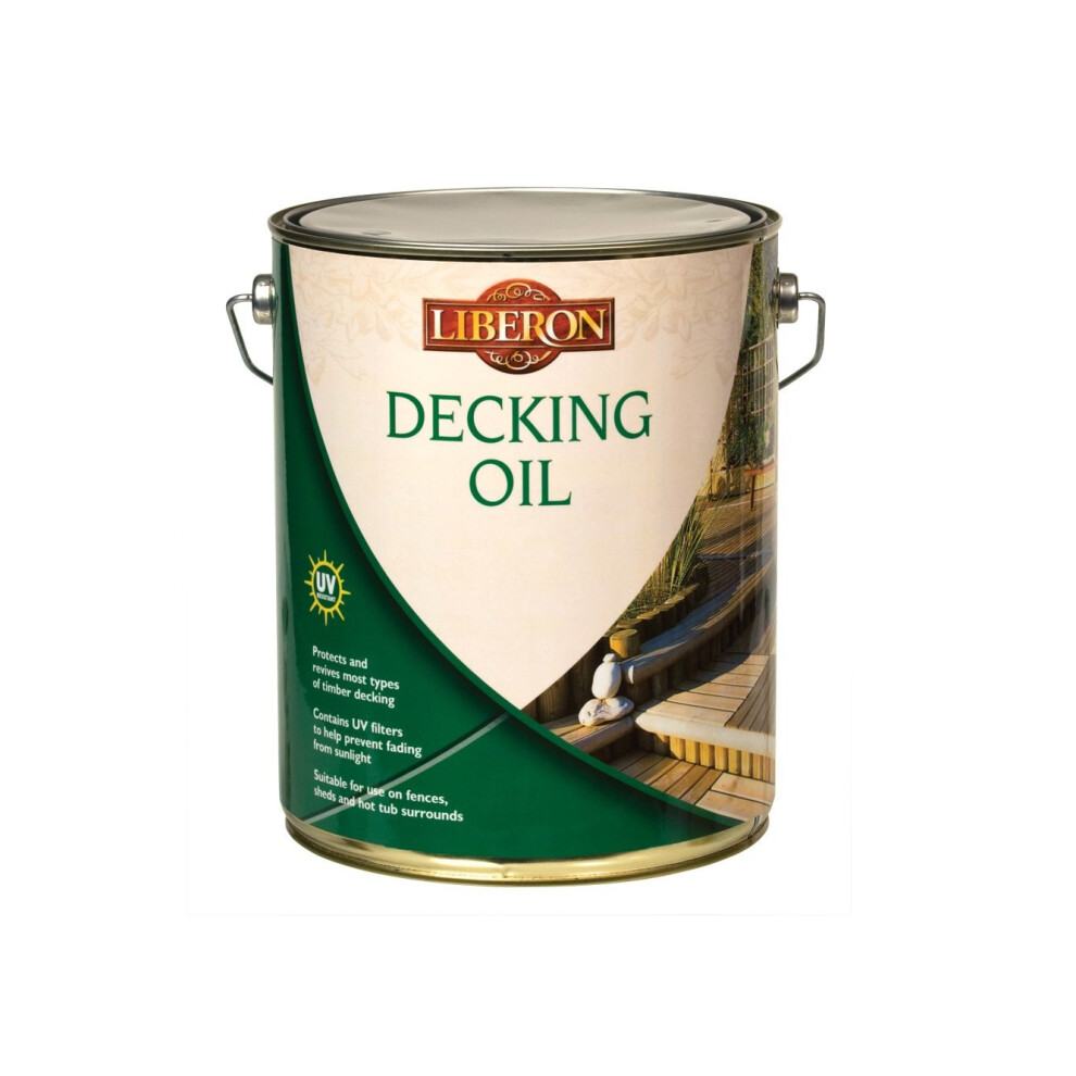 Liberon DOMO5L 5L Decking Oil - Medium Oak