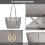 Miss Lulu (Grey 1642) Women's Adjustable PU Leather Shoulder Bag 7