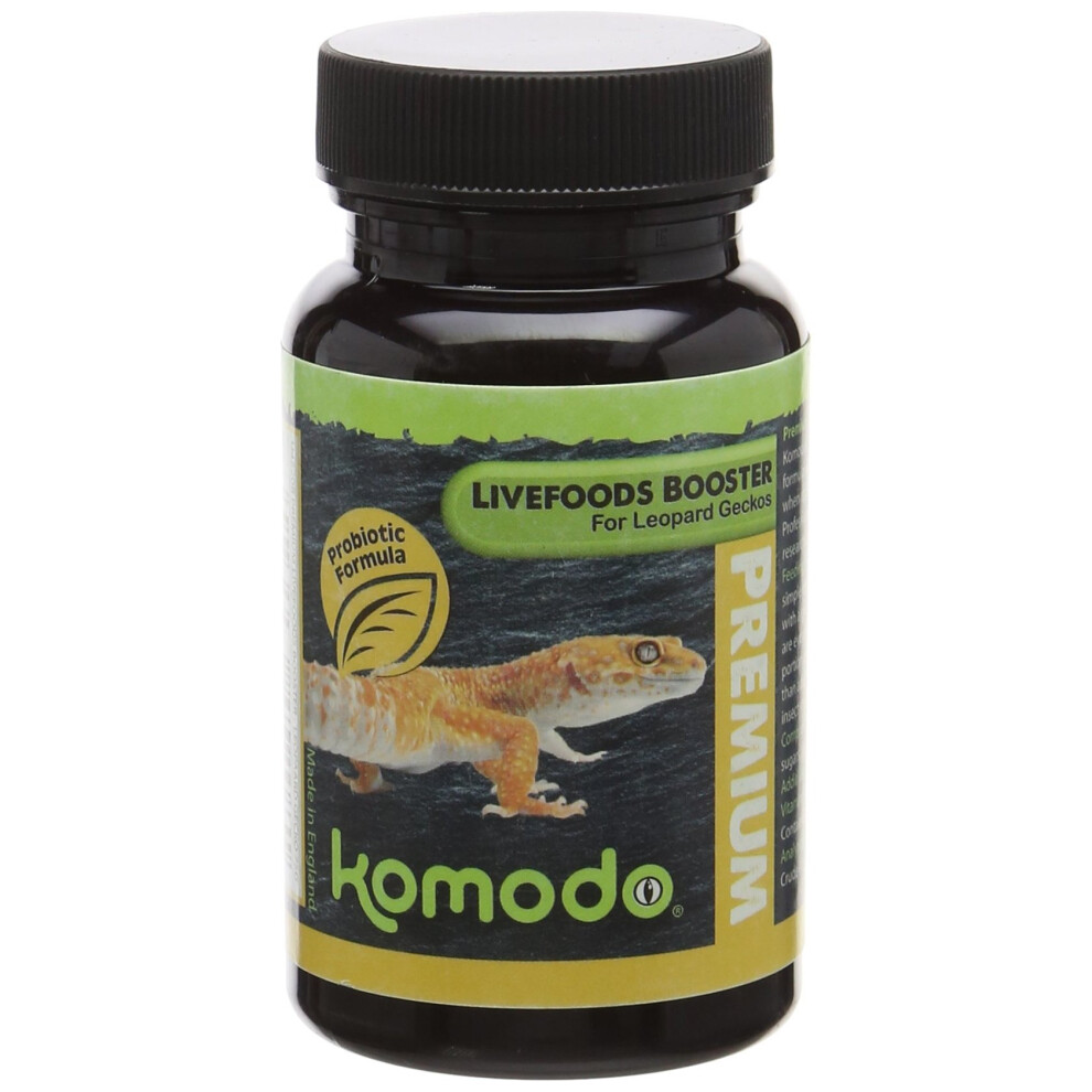 Komodo Premium Leopard Gecko Dip (Insect Dusting Powder) 75 g (Pack of 2)