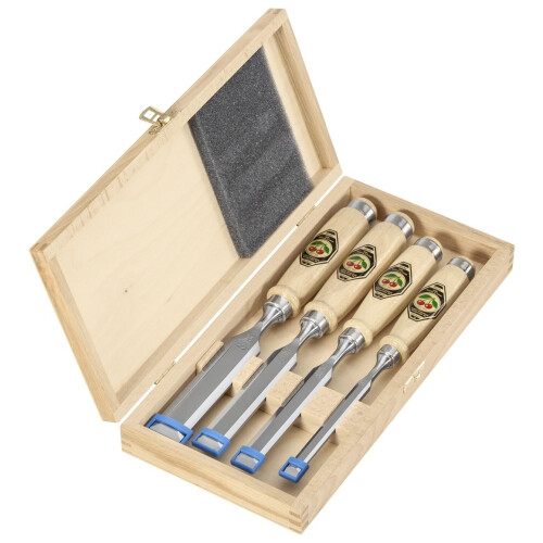 Coffret en bois Kirschen de 4 ciseaux de sculpt…