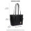 Miss Lulu (Black 1642) Women's Adjustable PU Leather Shoulder Bag 7