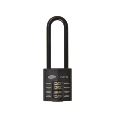 Squire Squire CP40/2.5 63mm Push Button Combination Padlock Long Shackle