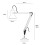 Anglepoise Anglepoise Original 1227 Desk Lamp - Bright Chrome with White/Black Cable Braid 8