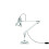 Anglepoise Anglepoise Original 1227 Desk Lamp - Bright Chrome with White/Black Cable Braid 2