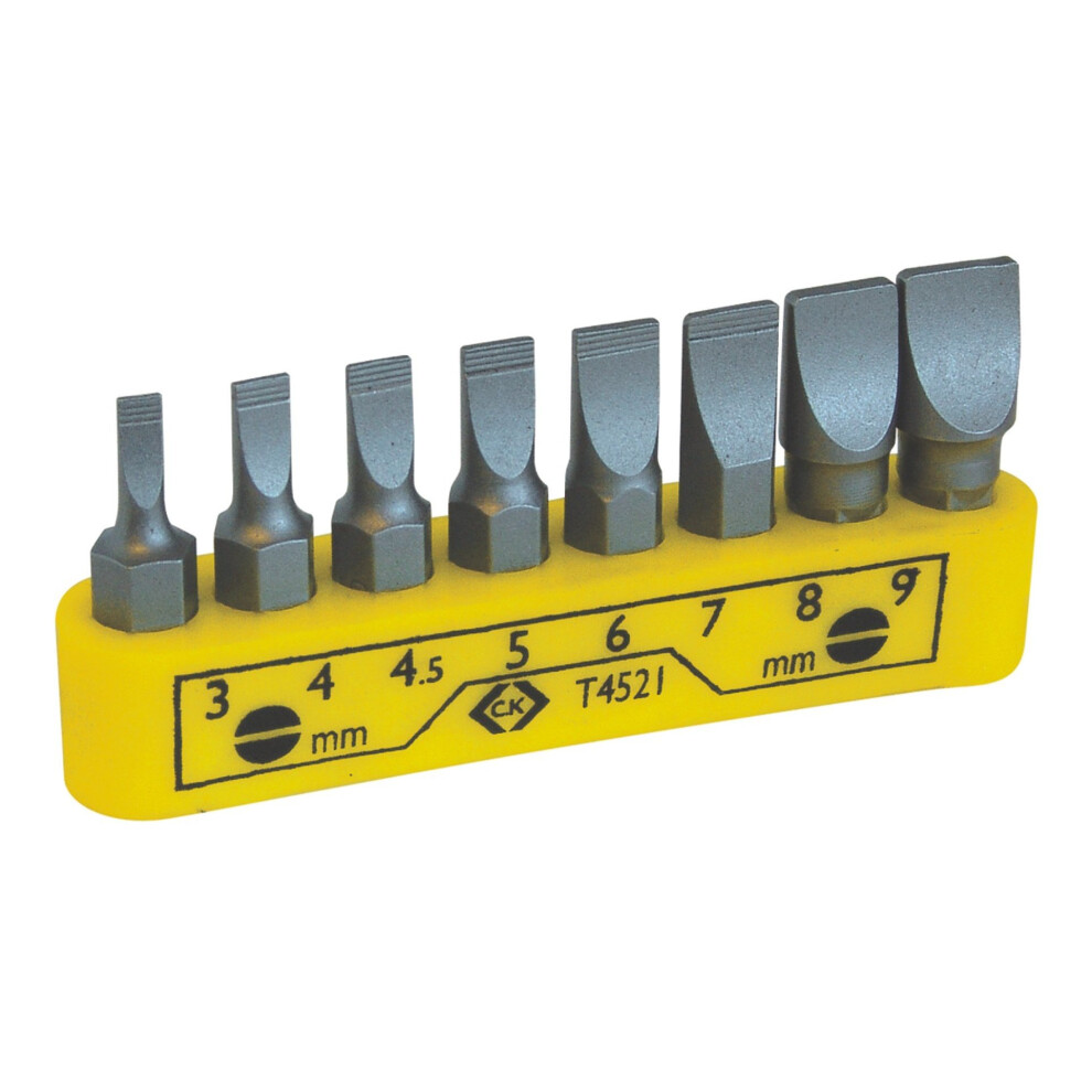 Ck Tools C.k T4521 Bit Set On Clip With 8 Slotted Bits
