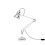 Anglepoise Anglepoise Original 1227 Desk Lamp - Bright Chrome with White/Black Cable Braid 1