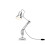 Anglepoise Anglepoise Original 1227 Desk Lamp - Bright Chrome with White/Black Cable Braid 3