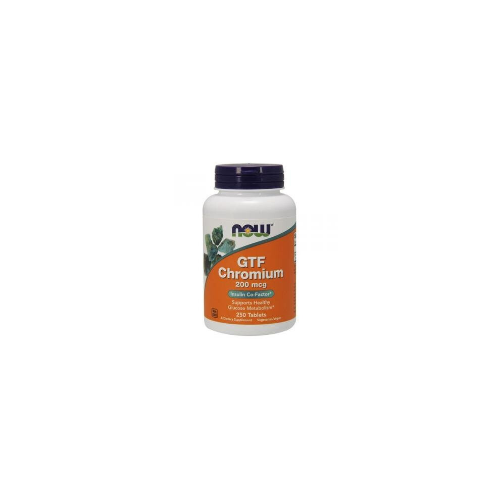 Now Foods - Gtf Chromium Yeast-Free 200 Mcg. - 250 Tablets