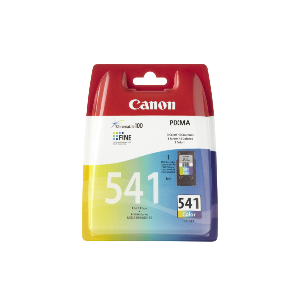 Canon CL-541 Colour Inkjet Cartridge - Cyan/Magenta/Yellow