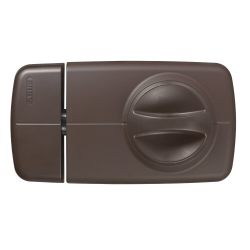 Abus Abus 532689 7010 B Additional Door Lock with Rotating Knob Handle, Brown