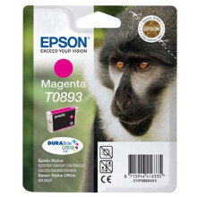 Epson T0893, Print Cartridge, 1 x Magenta, Genuine