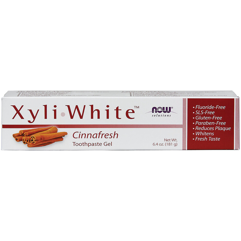 Now Foods Xyliwhite Toothpaste Gel, Cinnafresh, 6.4 Oz (181 G) - Uk Seller