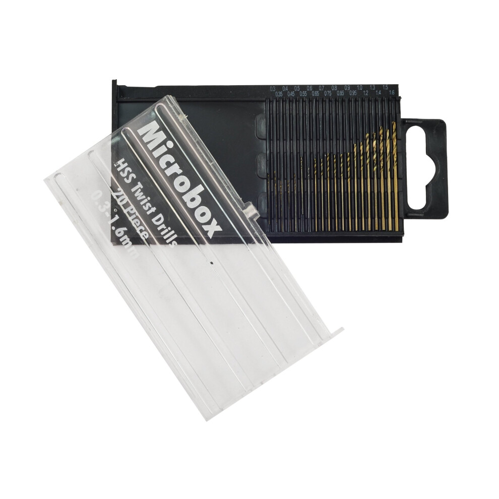 Rolson 48304 Micro Hss Drill Bit Set - 20 Pieces