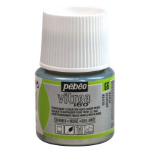 Tinta para vidro - PEBEO - V160 - 45 ml - Prata moiré - Efeito moiré