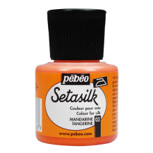 Peinture textile - Pébéo - SetaSilk - 45 ml - Couleur Mandarine - Peinture sur soie