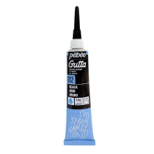 Peinture sur tissu - Pebeo - Gutta - 20ml - Noir - Base d'eau