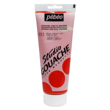 Pebeo 220 ml Studio Gouache, Cadmium Red Imitation