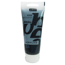 Tinta Acrílica - Pébéo - Studio - Preto de Marte - 100 ml - Satinado - Profissional