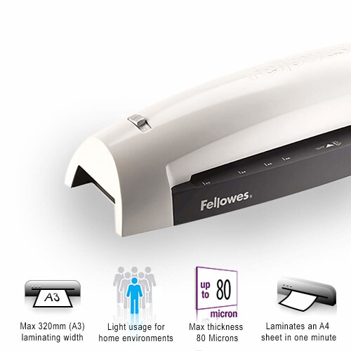 Fellowes Fellowes Lunar A3 Home Laminator, 80 Micron 2
