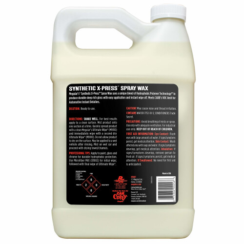 Meguiars Synthetic Spray Wax (3 78 Litres) 1