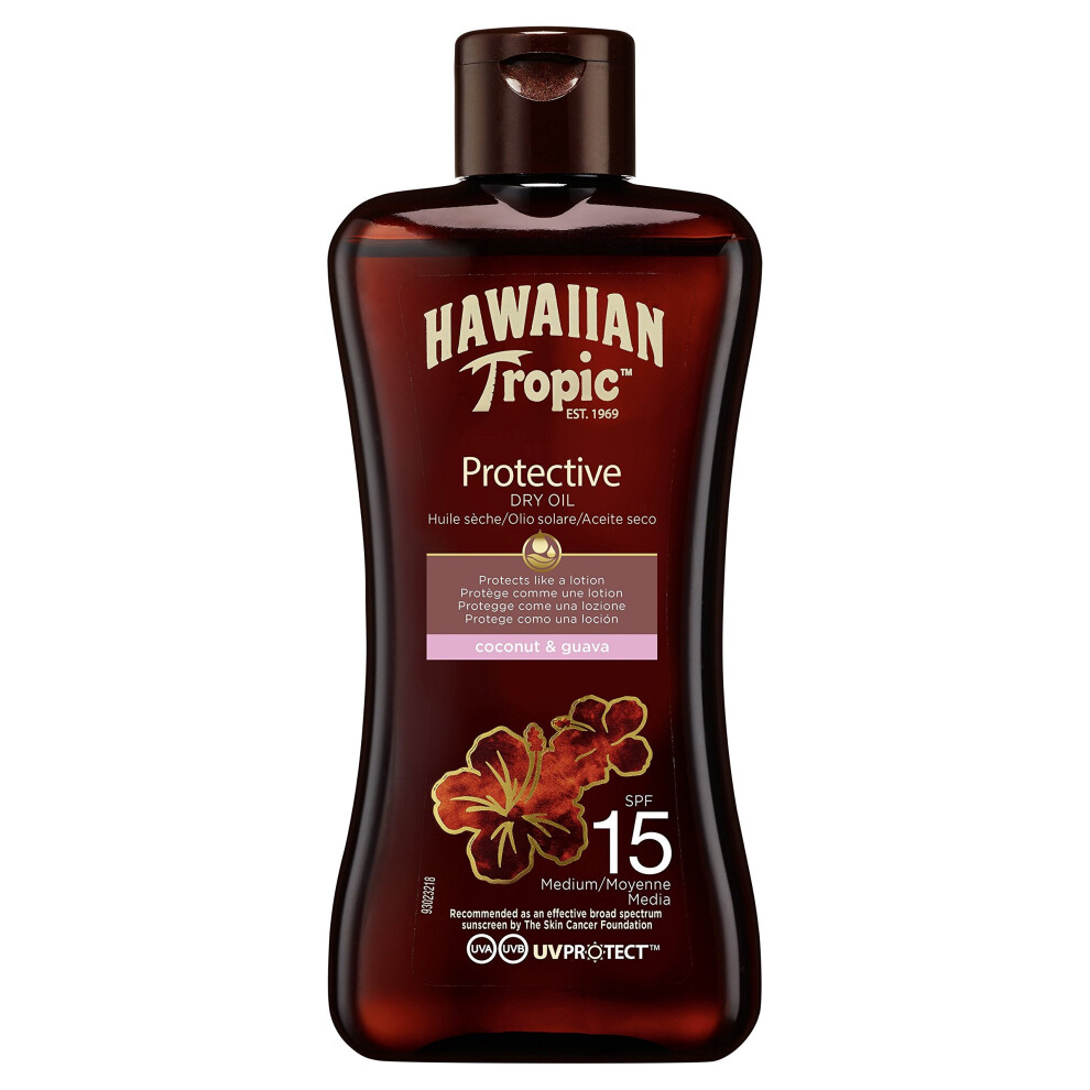 Hawaiian Tropic Mini Protective Dry Oil Spf 15 100 Ml