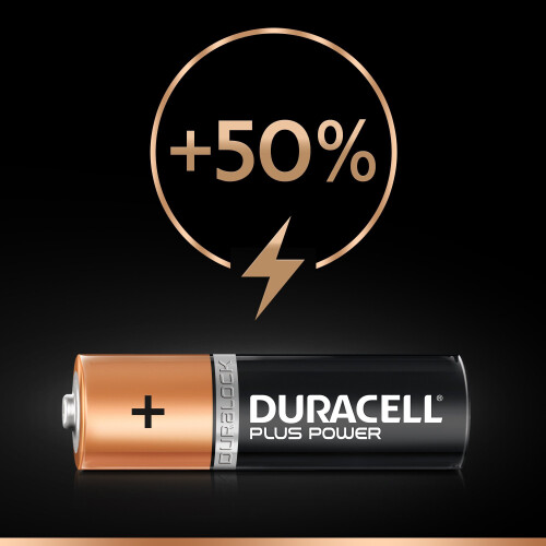 Duracell Duracell Plus Power Type AA Alkaline Batteries, Pack of 8 2