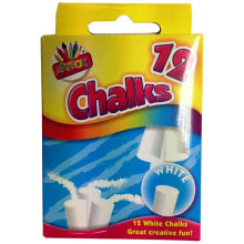 Artbox Chalks in Hanging Box - White (Pack of 12)