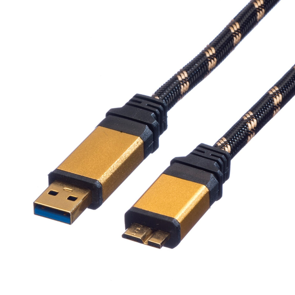 Roline Gold Usb Cable, A - Micro B, M/M, 2.0 Size 3.0