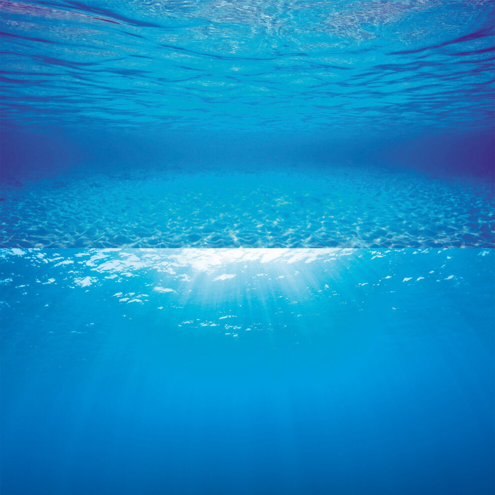 Juwel Aquarium Uk Limited Double-Sided Tank Background Poster 2 Blue Ocean 60X30Cm