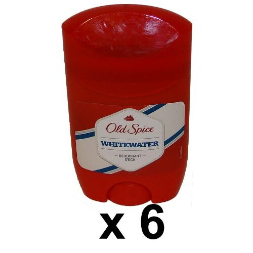 Old Spice Old Spice Whitewater Deodorant Stick, 50 ml, Pack of 6