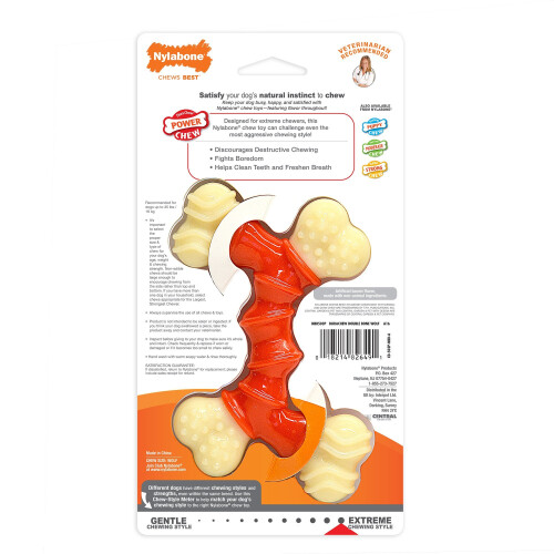 Nylabone Nylabone Dura Chew Double Bend, Wolf 1