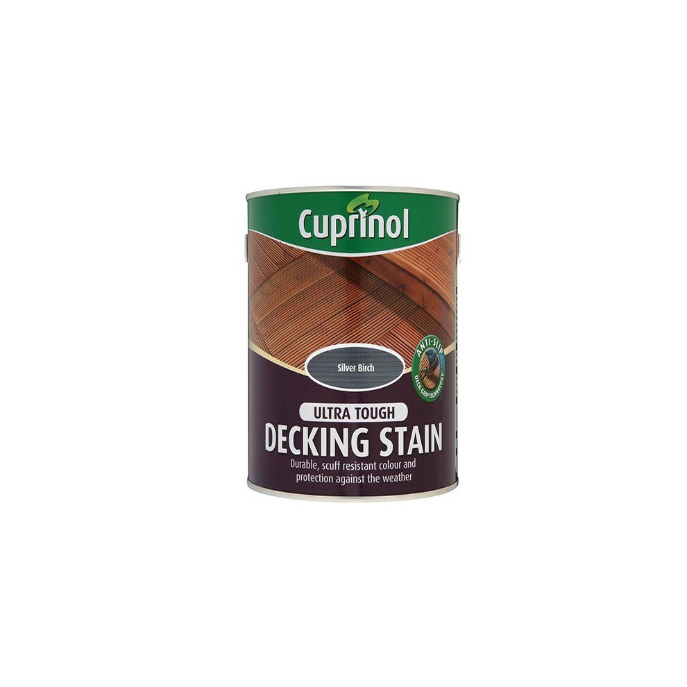 Cuprinol UTDSSB25L Anti Slip Decking Stain Silver Birch 2.5 Litre