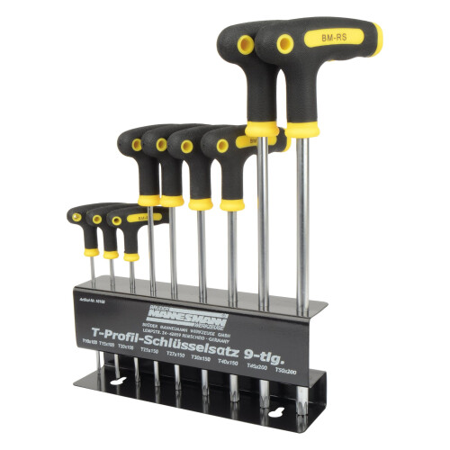 Brueder Mannesmann M18166 T-Handle Screwdriver Set 1