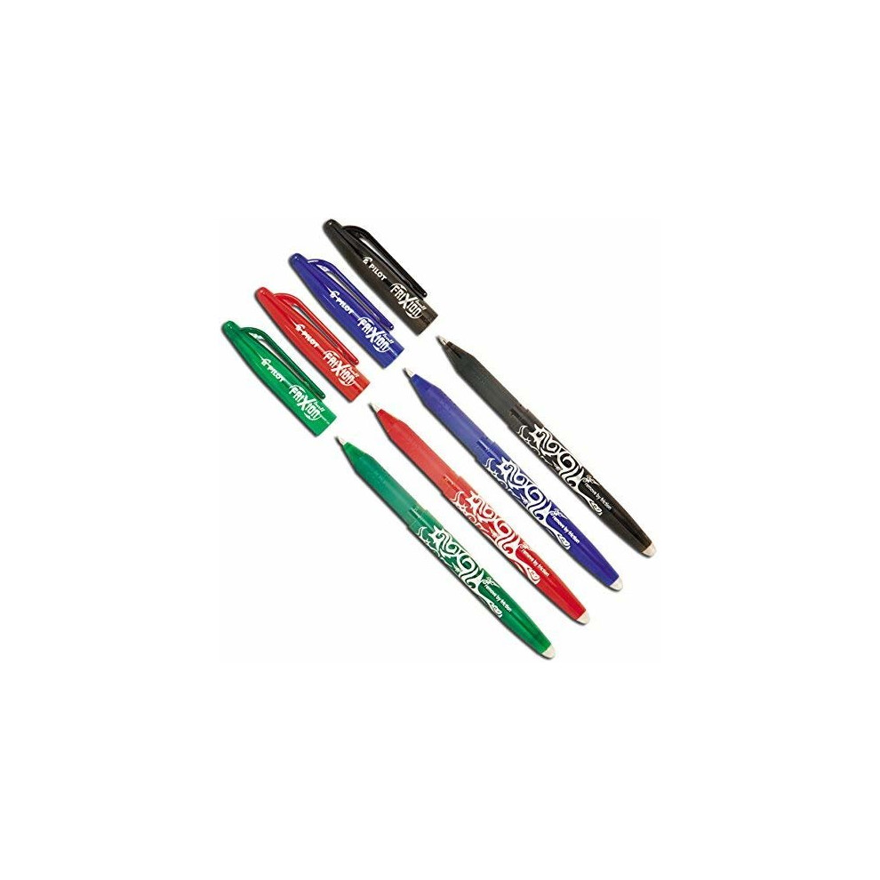 Pilot Pen Frixion Erasable Rollerball Pen (Pack of 4) Assorted Colours