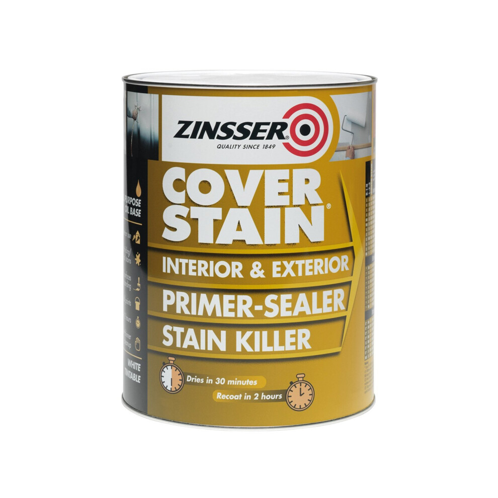 Zinsser ZINCSP500 500 ml Cover Stain Primer/Finish Paint