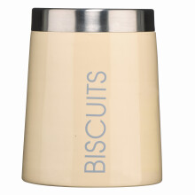 Premier Housewares Conical Biscuit Canister - Cream