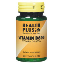 Health Plus Vitamin D 800iu Vitamin D Supplement - 90 Tablets