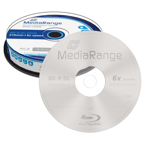 MediaRange BD-R 50GB MR507 Single Side, Double Layer 2